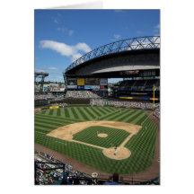 WA, Seattle, Safeco Field, Mariners baseball Greeting Card