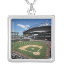 WA, Seattle, Safeco Field, Mariners baseball Custom Necklace
