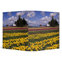 WA, Skagit Valley, Skagit Valley Tulip 3 Ring Binder