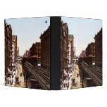 Wabash Ave North Adams Street Chicago Illinois Vinyl Binder