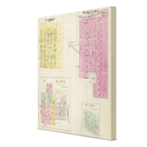 Wabaunsee, Newbury, Alma, Bismark, Kansas Gallery Wrap Canvas