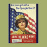 WAC recruiting Poster Post Cards WAC recruiting Poster Post Cards
