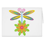 Wacky Dragonfly Greeting Card