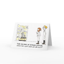 Wacky Scientist (Birthday Card)
