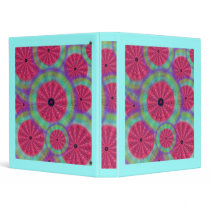 Wacky Sunshine Watermelon Mandala 1' Binder