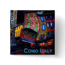 Wacky Travel Gifts - Como Italy buttons