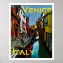 Wacky Travel Posters - Venice Italy posters