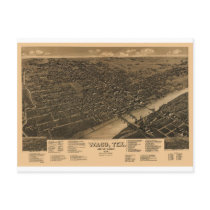 Waco Texas in 1886 Post Card