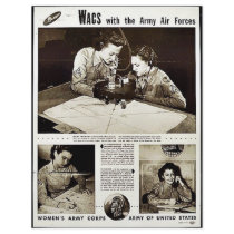 Wacs With The Army Air Forces Custom Flyer