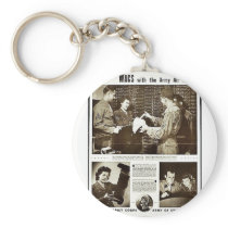 Wacs With The Army Air Forces Keychains