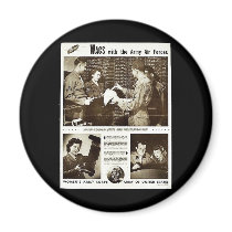 Wacs With The Army Air Forces Refrigerator Magnets