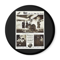 Wacs With The Army Air Forces Refrigerator Magnet