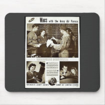 Wacs With The Army Air Forces Mouse Pad