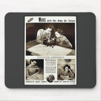 Wacs With The Army Air Forces Mouse Pads