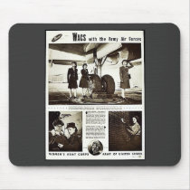 Wacs With The Army Air Forces Mouse Pads