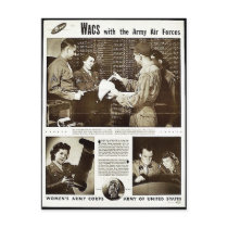 Wacs With The Army Air Forces Post Cards