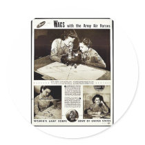 Wacs With The Army Air Forces Stickers