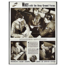 Wacs With The Army Ground Forces Custom Flyer