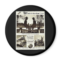 Wacs With The Army Ground Forces Refrigerator Magnet