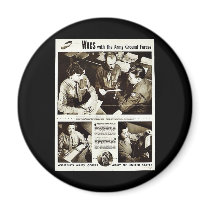 Wacs With The Army Ground Forces Fridge Magnet