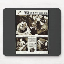 Wacs With The Army Ground Forces Mousepad