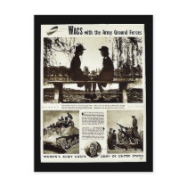 Wacs With The Army Ground Forces Postcard