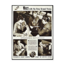 Wacs With The Army Ground Forces postcards