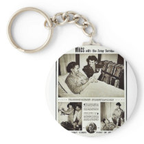 Wacs With The Army Service Forces Keychains