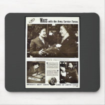 Wacs With The Army Service Forces Mousepads