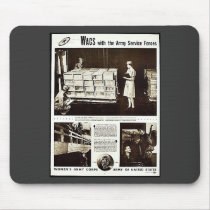 Wacs With The Army Service Forces Mousepads