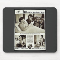 Wacs With The Army Service Forces Mouse Pads