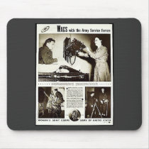 Wacs With The Army Service Forces Mousepad