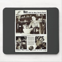 Wacs With The Army Service Forces Mousepad