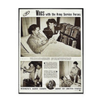 Wacs With The Army Service Forces Post Cards