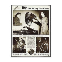 Wacs With The Army Service Forces Post Card
