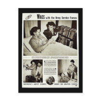 Wacs With The Army Service Forces Post Cards