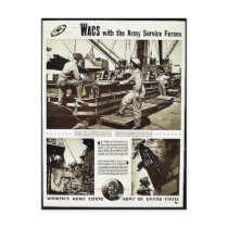 Wacs With The Army Service Forces postcards