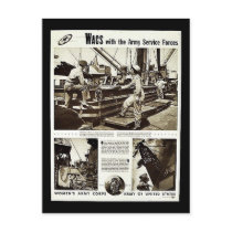 Wacs With The Army Service Forces postcards