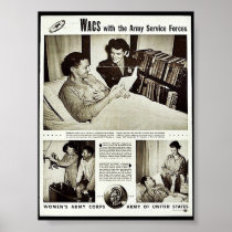 Wacs With The Army Service Forces Print
