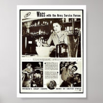 Wacs With The Army Service Forces Print