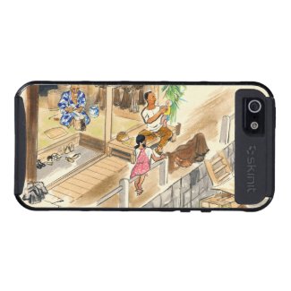 Wada Japanese Vocations In Pictures Funayado Sanzo iPhone 5 Cases