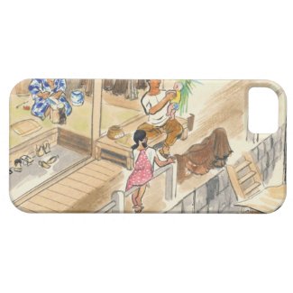 Wada Japanese Vocations In Pictures Funayado Sanzo iPhone 5 Case