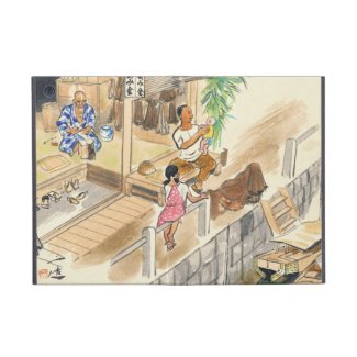 Wada Japanese Vocations In Pictures Funayado Sanzo iPad Mini Cases