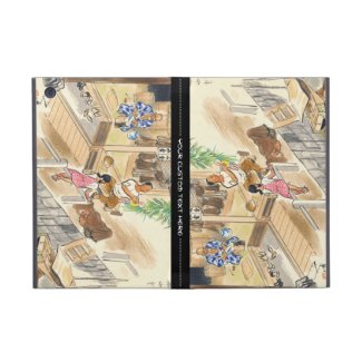 Wada Japanese Vocations In Pictures Funayado Sanzo Case For iPad Mini