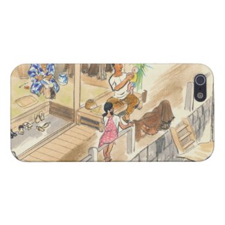 Wada Japanese Vocations In Pictures Funayado Sanzo iPhone 5 Case