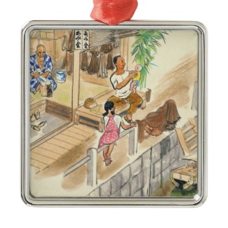 Wada Japanese Vocations In Pictures Funayado Sanzo Christmas Tree Ornaments