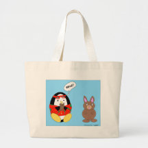 Waddles Chocolate Bunny Bag
