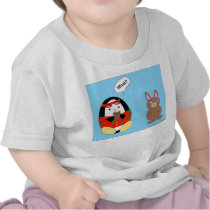 Waddles Chocolate Bunny Infant T-shirt
