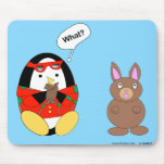 Waddles Chocolate Bunny Mousepad