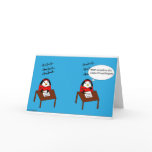 Waddles Hates Math Card